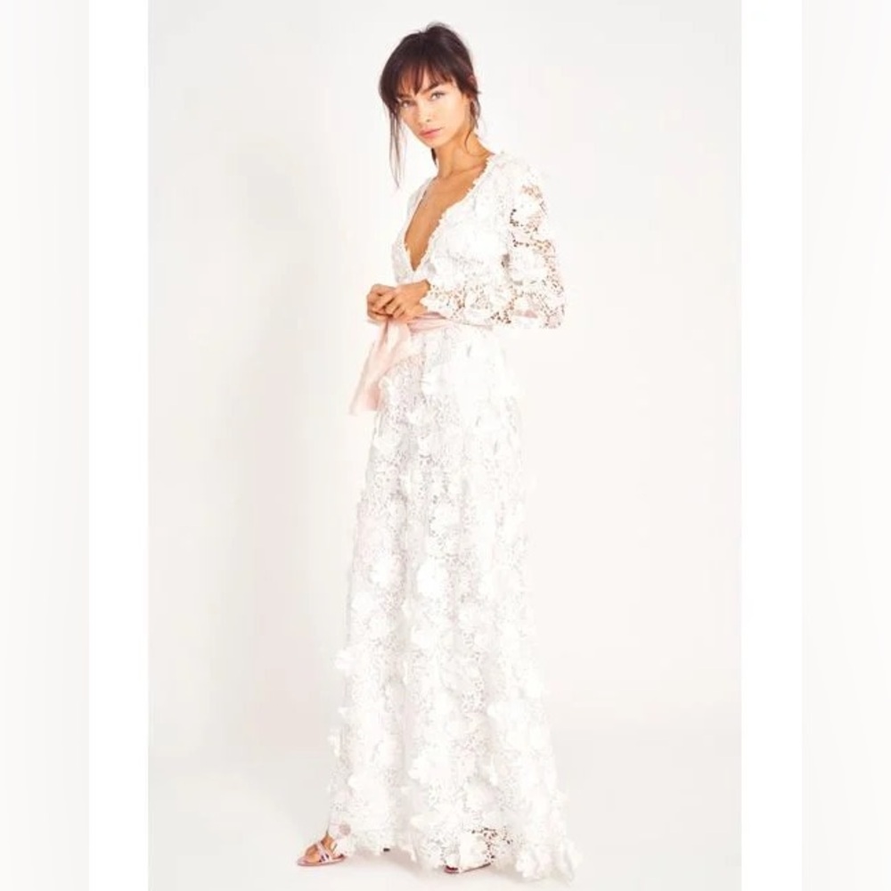 Free People LoveShackFancy Sylvester Gown